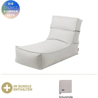 Blomus Outdoor-Lounger -STAY- inkl. GRATIS Schutzhülle Cloud