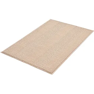 KLEINE WOLKE Zigzag Sandbeige 120 x 70 cm