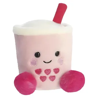 Aurora, 77223 Palm Pals Tangy Heart Boba 12,7 cm, Plüschtier, Rosa - Rosa