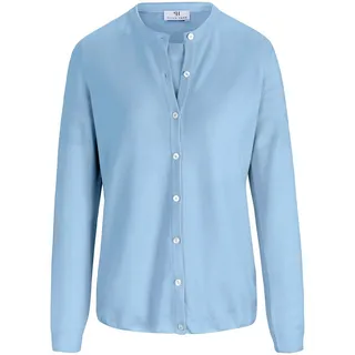 Twinset aus 100% Schurwolle Pure Tasmanian Wool Peter Hahn blau
