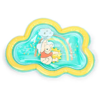 Bright Starts Disney Baby Winnie Puuh Once Upon a Tummy Time Bauchlage-Wassermatte, Blau, Unisex, Neugeboren +