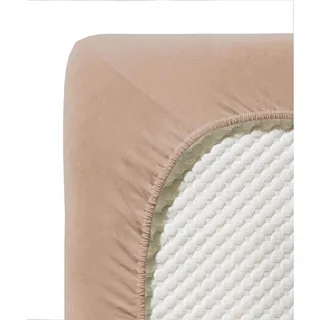 Jenny C 001115 Single-Jersey 180 x 200 - 200 x 200 cm sand