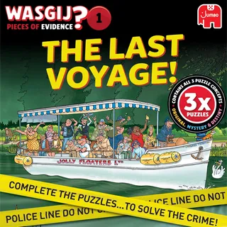 JUMBO Spiele Wasgij Pieces of Evidence 1, The Last Voyage! (2x500 - 1x1000)
