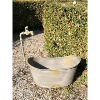 Shabby Chic Pflanzwanne mit Wasserhahn Shabby Chic Pflanzwanne mit Wasserhahn - klein