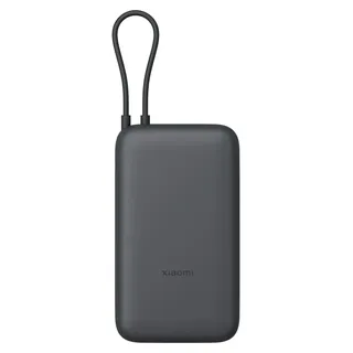 Xiaomi Power Bank 20000mAh Integrated Cable) - Dunkelgrau