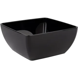 APS Schale FRIENDLY BOWL 25 x 25 cm, Höhe 12 cm, schwarz, hergestellt aus gebrauchtem Plastik, Made in Germany