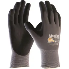 Bild Handschuhe MaxiFlex Ultimate 34-874 Gr.10 grau/schwarz Nyl.m.Nitril EN388 Kat.II