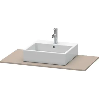 Duravit XSquare Konsole, 1 Ausschnitt, 1000x16x550mm, XS060E04343, Farbe: Basalt Matt Dekor