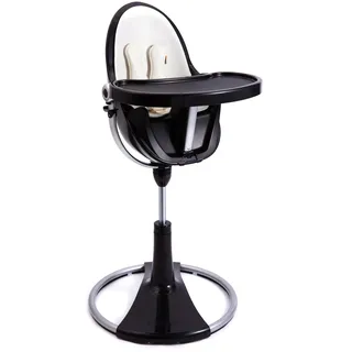 Bloom Fresco Chrome Moderner Babystuhl, nur Gestell, Schwarz