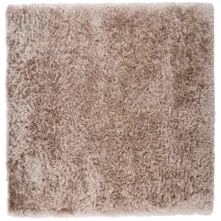 P & B Hochflorteppich , Beige , Textil , Uni , quadratisch , 300x300 cm , Oeko-Tex® Standard 100 , pflegeleicht , Teppiche und Böden, Teppiche, Hochflorteppiche & Shaggys