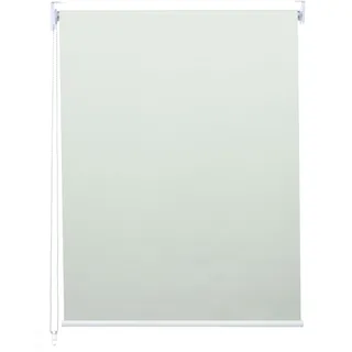 Rollo HWC-D52, Fensterrollo Seitenzugrollo Jalousie, 120x160cm Sonnenschutz Verdunkelung blickdicht creme - Beige