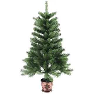 vidaXL Künstlicher Weihnachtsbaum Naturgetreue Nadeln Grün 65 cm