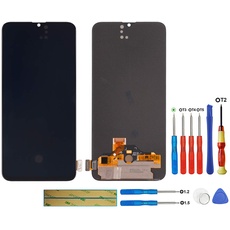 swark AM-OLED Kompatibel mit Realme X2 RMX1992, RMX1993, RMX1991 (Schwarz Ohne Rahmen) LCD Display Touch Screen Replacement + Tools