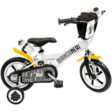 Mondo Toys - JUVENTUS Fahrrad -Kinder/Mädchen – Größe 16 Zoll – Rollen und Bremse vorne/hinten – 25483