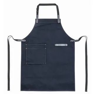 Ooni Grillschürze One Size Baumwolle Leder blau