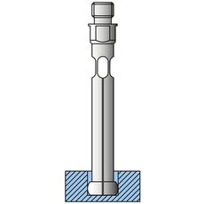 Mahr 4482179 Lochmessfühler Mar-844 KK, 3,25 mm Nenngröße, Messbereich 3.05-3,45 mm