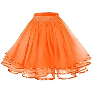 JVHYANFUL Rock Tüll Damen - Glitzer Tanzkleid Hohe Taille Tanzen Ballettrock Elastische Faltenrock Kurz Minirock Fancy Röcke Klassisch Karneva Lkostüm Party Sommerrock Vintage Midirock Rockabilly