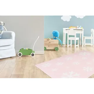 Arte Espina Kinderteppich »Bambini 400« rechteckig 5 mm Höhe Fantasievoll bedruckter Kinderteppich, angenehme Haptik, rosa