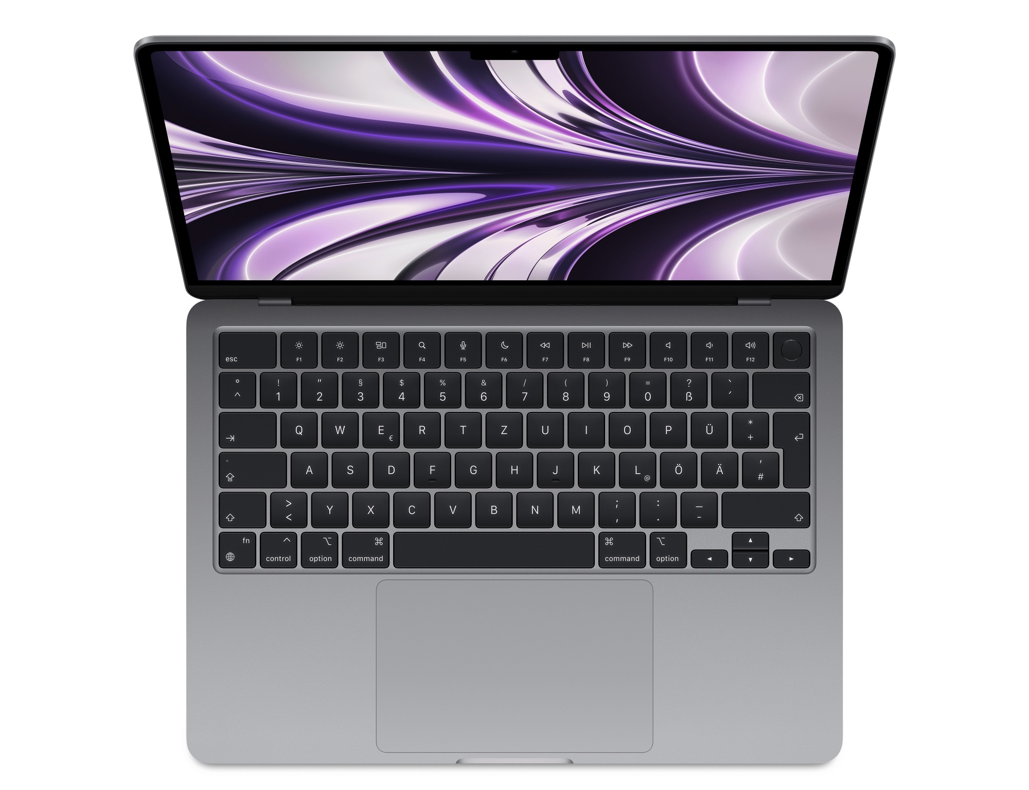 Bild von MacBook Air M2 2022 13,6" 16 GB RAM 512 GB SSD 8-Core GPU space grau