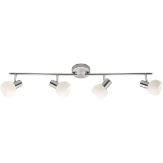 Brilliant BONA 4-flg. weiß Glas, Metall