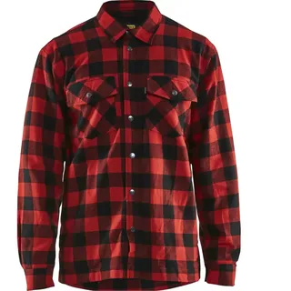 Blåkläder Blakläder Flanellhemd 3225 rot/schwarz