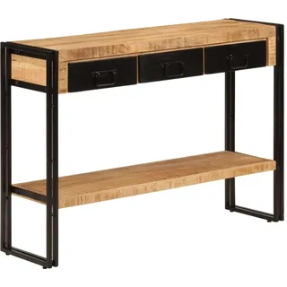 vidaXL Konsolentisch 110x30x76 cm Massivholz Mango