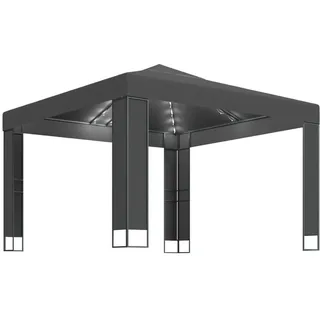 vidaXL Pavillon 3 x 3 m inkl. 4 Seitenteile Anthrazit/Grau
