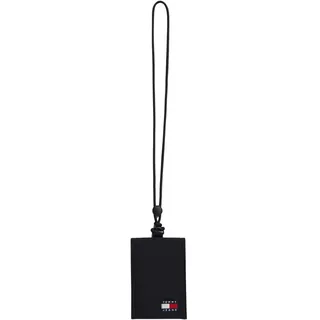 Tommy Jeans Herren Geldbeutel Daily Ripstop Trifold zum Umhängen, Schwarz (Black), Einheitsgröße