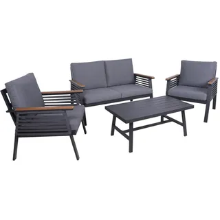 Garden Pleasure DENIA Lounge-Gruppe grau/beige
