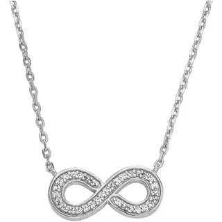 Fossil Infinity Anhänger Kette Silber