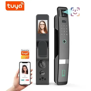 Tuya Smart Wifi Lock mit 6 Arten der Entsperrung der 3D-Gesichtserkennung