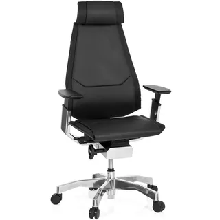 HJH Office GENIDIA PRO Leder Schwarz