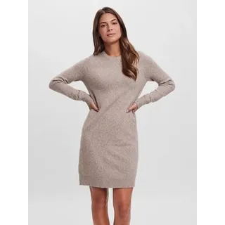 Vero Moda Strickkleid »VMDOFFY LS O-NECK DRESS GA NOOS«, beige
