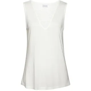 LASCANA LASCANA, Tanktop mit Zierbändern, Jerseytop, modisches Damentop, braun