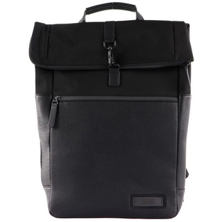 JOST Rolltop Rucksack Riga Backpack Courier Rucksäcke Schwarz Herren