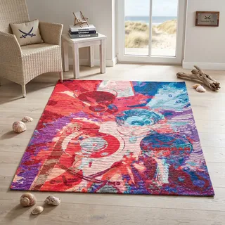Sansibar Keitum 008 Webteppich 80 x 150 cm Mehrfarbig