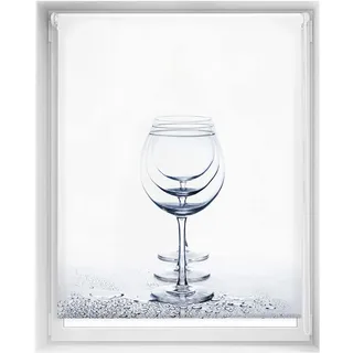 Blindecor Easy Verdunkelungsrollo ohne Bohren, Digitaldruck, Crystal, 120 x 150 cm (Breite x Höhe), Stoffgröße 117 x 145 cm, Thermo-Rollo