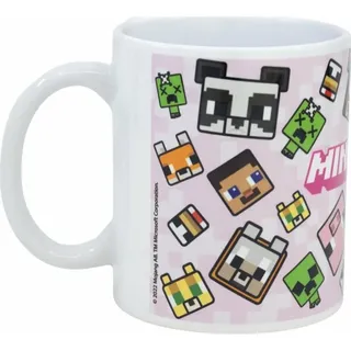Minecraft Girl Kinder-Becher Tasse im Geschenkkarton - Rosa