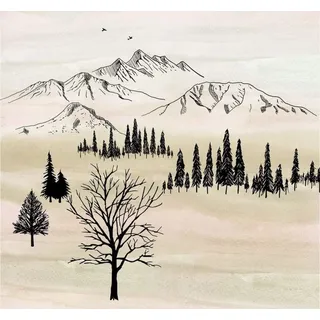KOMAR Vlies - Backcountry - Größe 300 x 280 cm IAX6-0031