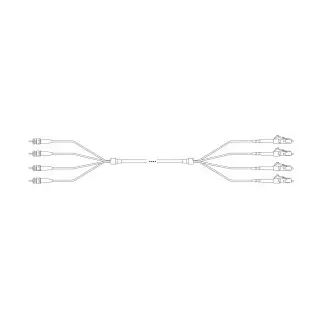 EFB O8844.1 U-DQ(ZN) BH G657A 9/125μm ST/LC 48E 1,0m O88441