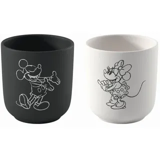 Villeroy & Boch Kaffeebecher 0,28 l Schwarz/Weiß 2 St.