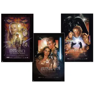 Close Up Star Wars Episode I-III Poster 3er-Set (61cm x 91,5cm)