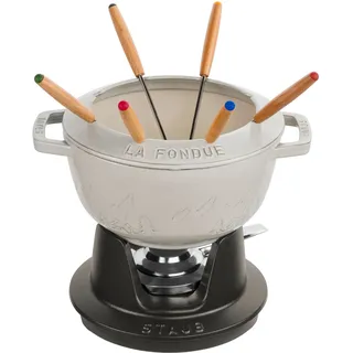 Staub Fondue-Set - silber
