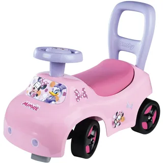 Smoby Minnie Maus Rutscher – wendiges Kinderfahrzeug mit Hupenlenkrad – Rückenstütze, Staufach, Kippschutz – für Kinder ab 10 Monaten