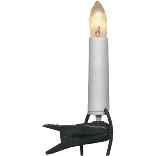 Best Season Kerzenkette indoor, 25teilig klare Birnchen, geteilter Stecker, 404-55