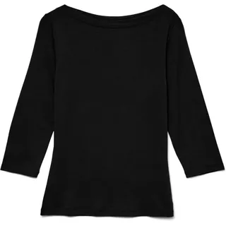 Vero Moda VMPANDA MODAL 3/4 TOP JRS NOOS Schwarz L