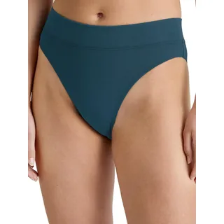 CALIDA Elastic Slip Damen, mit breitem Softbund, High Waist, natürlich atmungsaktive und weiche Single Jersey-Qualität