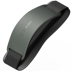 Sinjimoru Handy Fingerhalter und Handy Stander, Handy Halterung mit Silikonband Fingerhalterung Handy kompatibel mit iPhone & Android. Sinji Grip Silikon Olive-Grau
