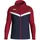 Kapuzenjacke Marine/Chili Rot L