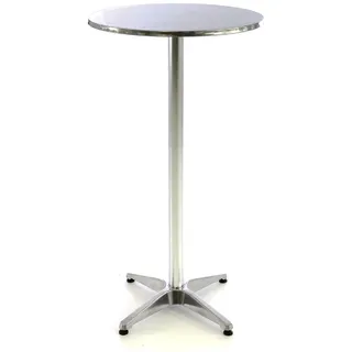 VCM Bistrotisch Ø 60 x 115 cm Silber